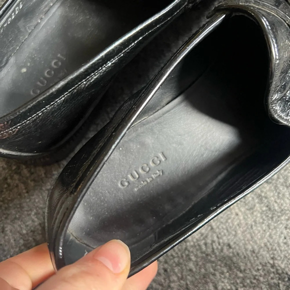 Gucci Square Toe Loafers, size 37.5 - Picture 4 of 9